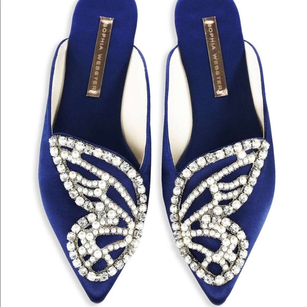 Sophia Webster bibi butterfly Pearl Mules